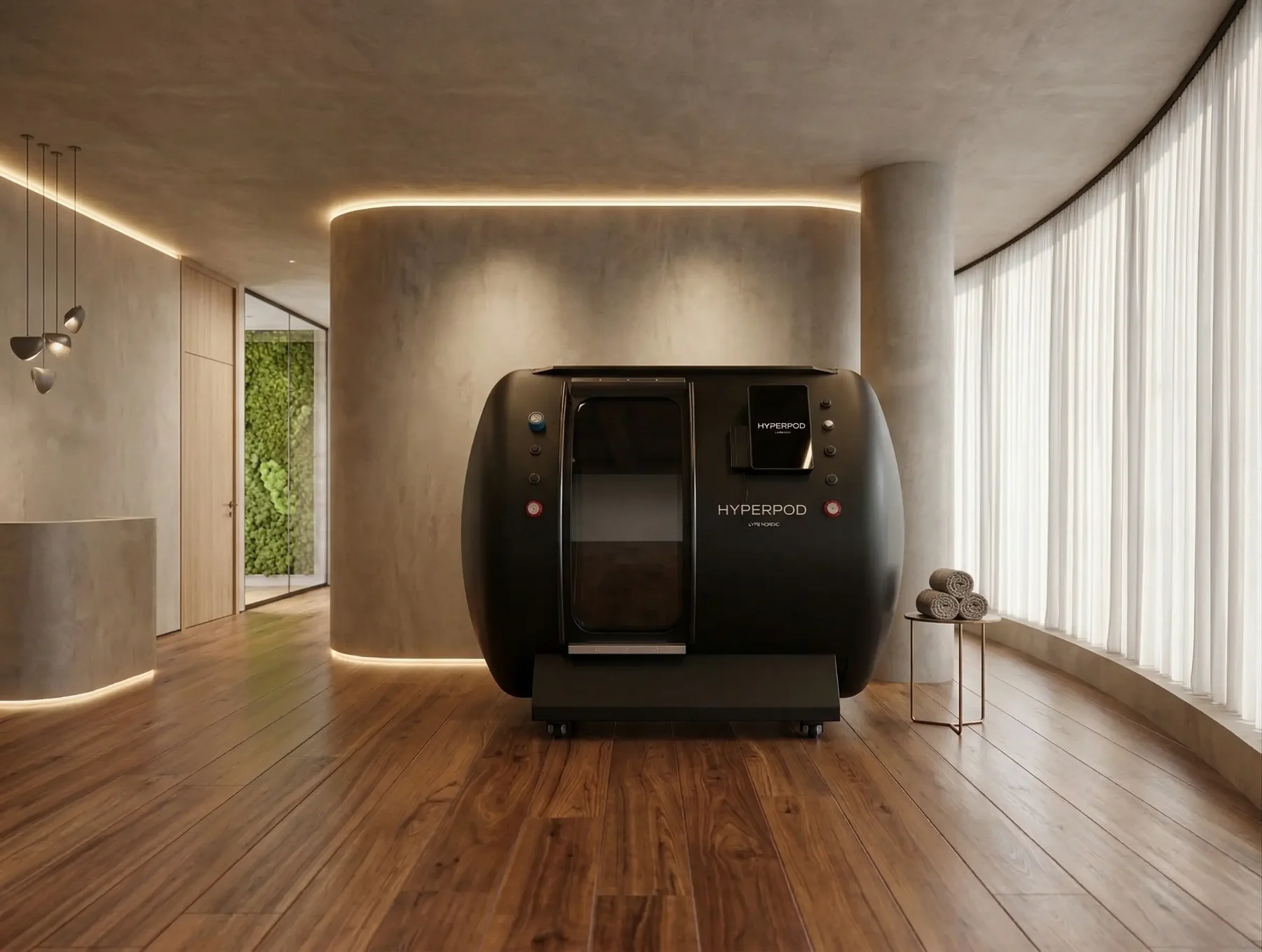 HyperPod Pro i en modern wellnessklinik